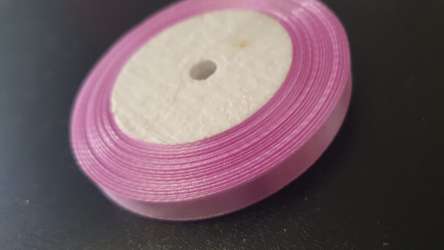 Panglica Satin de 10mm - lila roz
