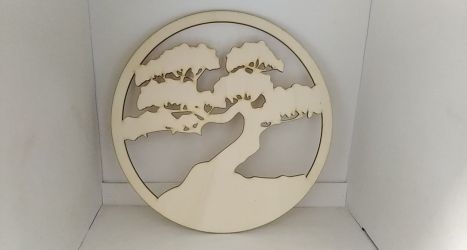 Suport rotund de 30cm pentru licheni - bonsai