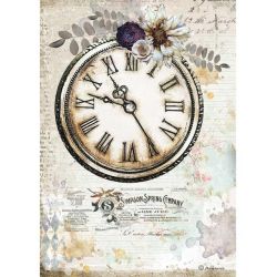 Hartie de orez A4 - Romantic Journal clock