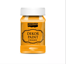 Dekor Soft CHALK Paint de 100ml - portocaliu