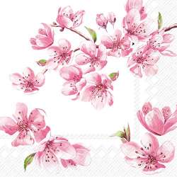 Servetel decor 33*33cm - Sakura rose