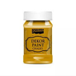 DEKOR PAINT CHALKY 100ml - mustard yellow