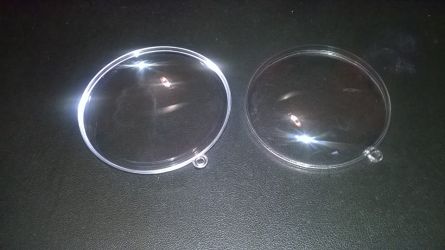 Glob plastic tip medalion 9*9*4cm