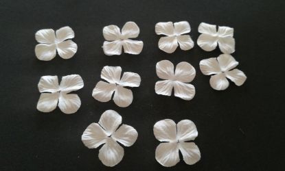 Set de 10 petale albe 25mm