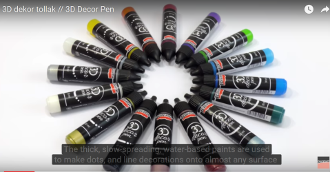 3D decor Pen 30ml - cristal