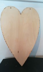 Inima Mare din lemn placaj 28*39cm