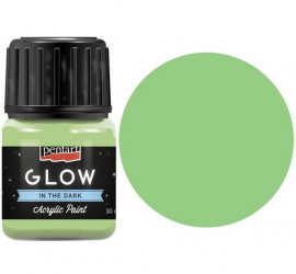 Vopsea acrilica GLOW 30ml - verde