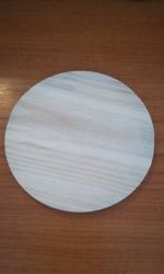 Suport rotunda din lemn 10cm diam.