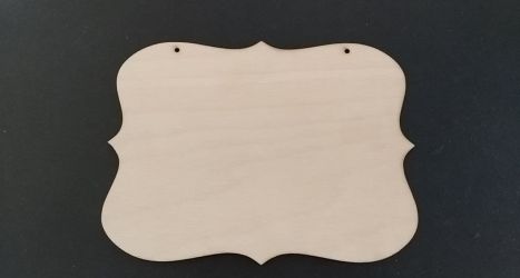 Tabla rustic din placaj lemn 20*15cm