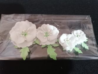 Set de 4 flori din foamiran HANDMADE