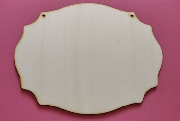 Tablita / suport din placaj lemn 25*19cm