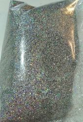 Pudra glitter / sclipici 50 gr argint holografic