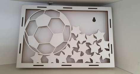 Cutie/ Caseta pentru licheni 30*20cm - minge de fotbal