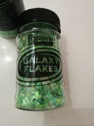 Galaxy flakes 100ml - earth green