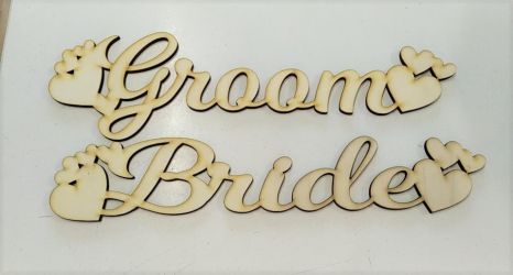 Set Bride si Groom pentru umeras