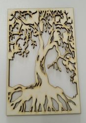 Tablita cu copacul vietii pt licheni - 19*12.5cm