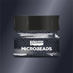 Microbeads - margele din sticla 40gr - negru