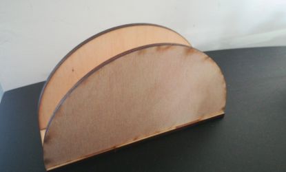 Suport servetel din placaj lemn 14*7.6cm