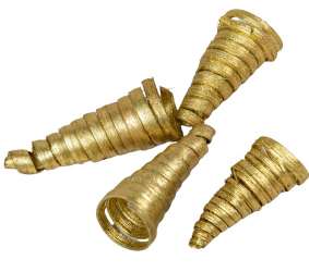 Spiral decor auriu aprox 6-7cm