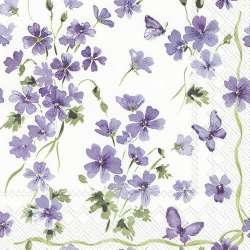 Servetel decor 33*33cm - purple spring