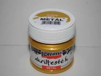  Vopsea acrilica metalizata - pentart - 50 ml - auriu