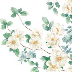 Servetel decor 33*33cm - delicate apple blossom