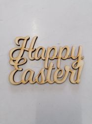 Cuvant din placaj lemn - Happy Easter!