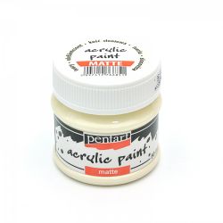 Vopsea acrilica mata - 50 ml - Pentart - Ivory