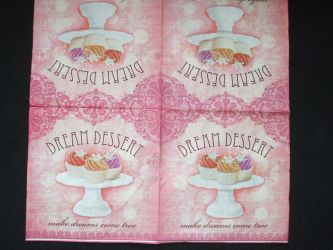Servetel decorativ -dream dessert