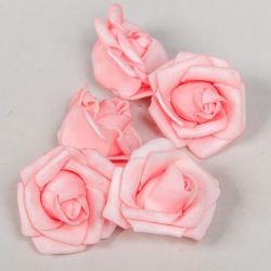 Trandafir din foam 4*2,5cm - roz inchis