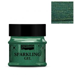 Sparkling gel 50ml - verde aur