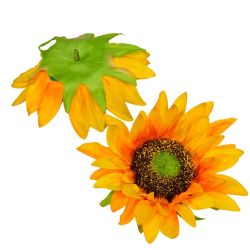 Floarea soarelui din satin de 15cm