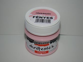 Vopsea acrilica lucioasa - 50 ml - Pentart-Roz 