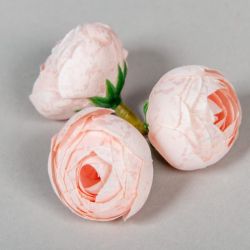 Cap bujor de 3cm - pudra roz