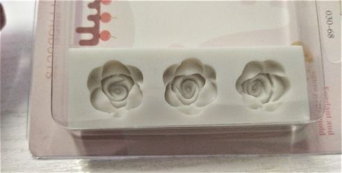 Matrita silicon - trandafiri 3 buc
