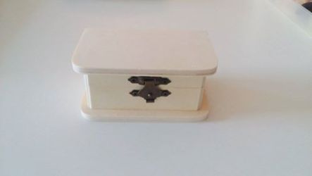Cutie lemn mini cu baza dreptunghi