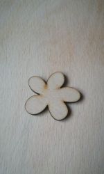 Floricica din placaj lemn de 4cm