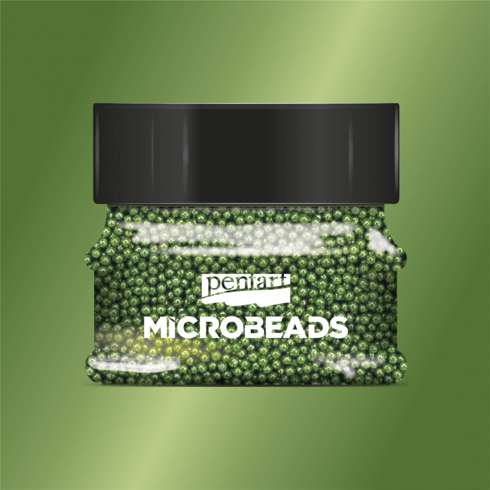 Microbeads - margele din sticla 40gr - verde