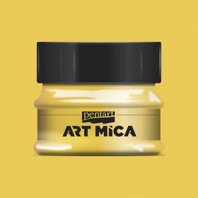 Art Mica - Pigment pudra perlat, 9gr - sparkling gold